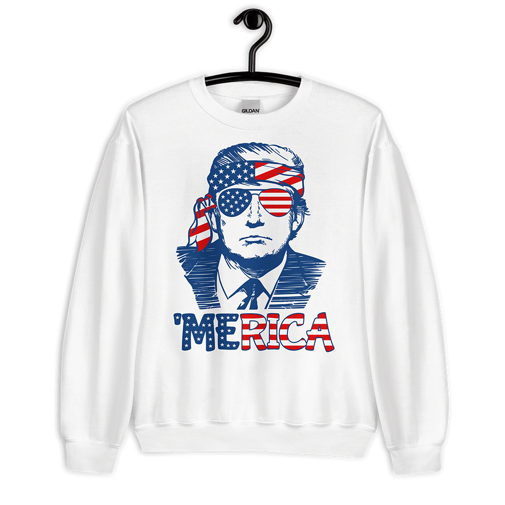 Trump ‘Merica Sweatshirt, Trump 2024 Trump 2024